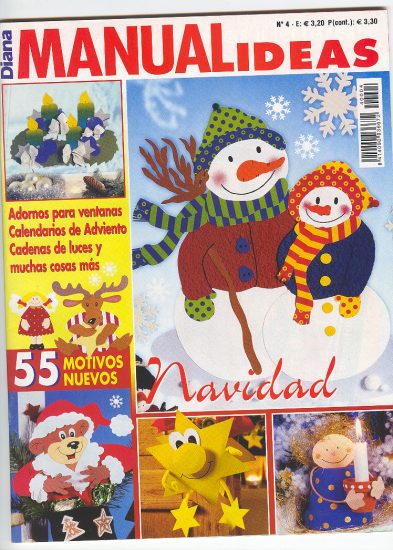 czasopisma i ksiązki dekoracje z szablonami - Manual Ideas-Navidad.jpg