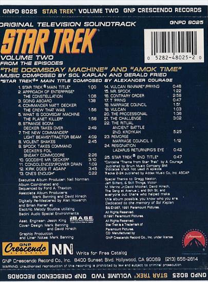 Star Trek TOS  Volume 2 The Doomsday Machine and Amok Time - stvol2back.jpg